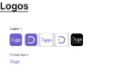 Dippi design system – Logos board